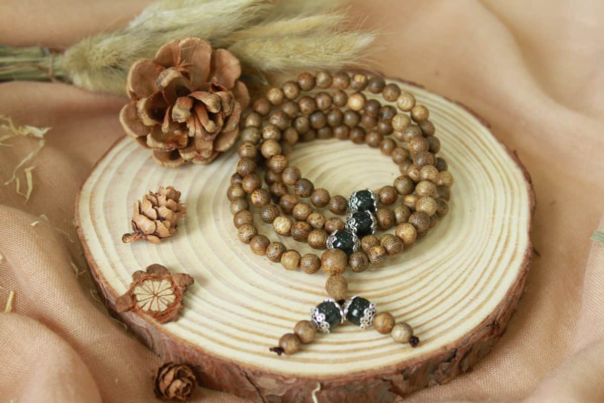 Gem 108 beads mala with birthstone - classic