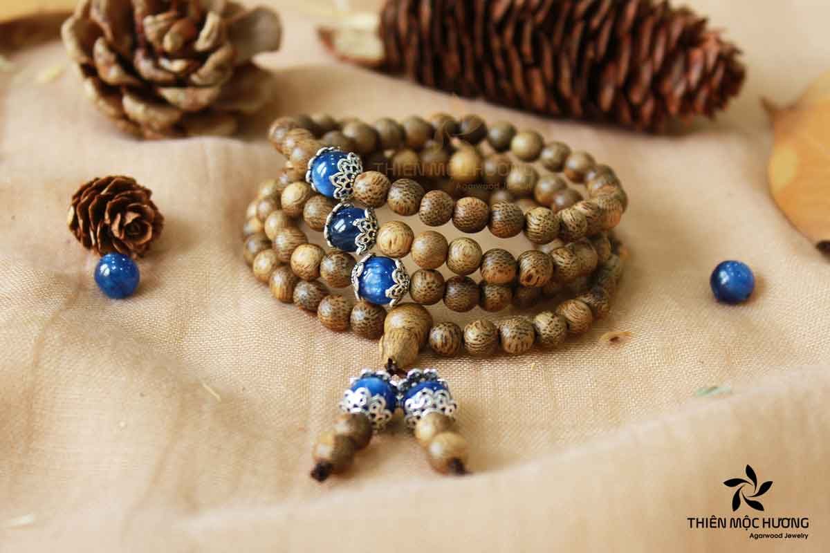 Vòng tay Trầm Hương 108 Ngọc Bảo