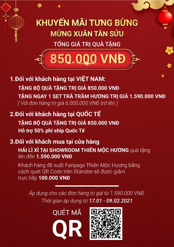 LÌ XÌ NGAY QUÀ TẶNG 850.000 VNĐ