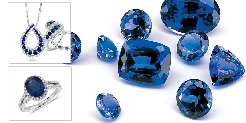 Đá quý Sapphire xanh được coi là viên đá của vương quyền, trí tuệ