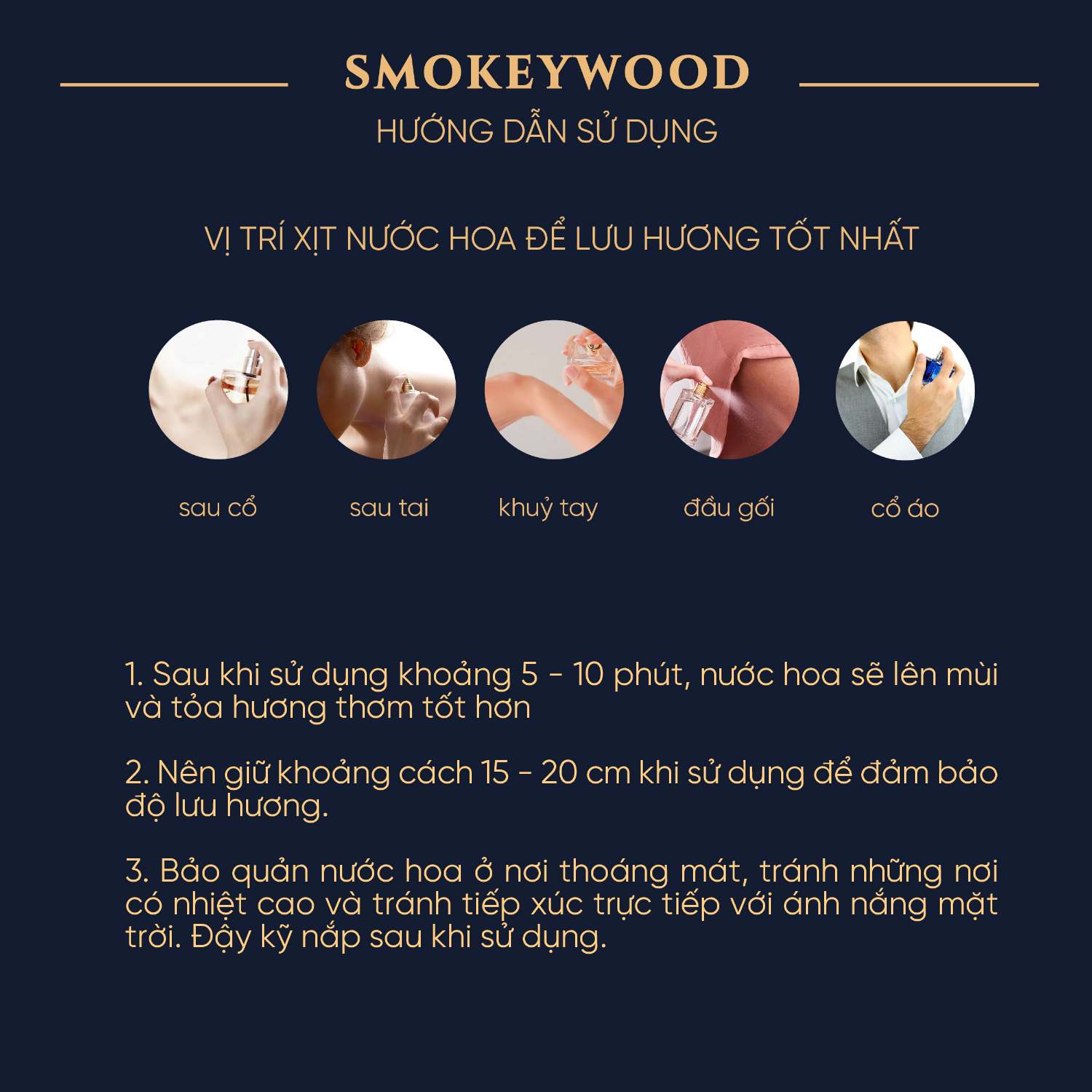 Nước Hoa Mùi Trầm Hương Lidia Eaude – Smokeywood 30ml