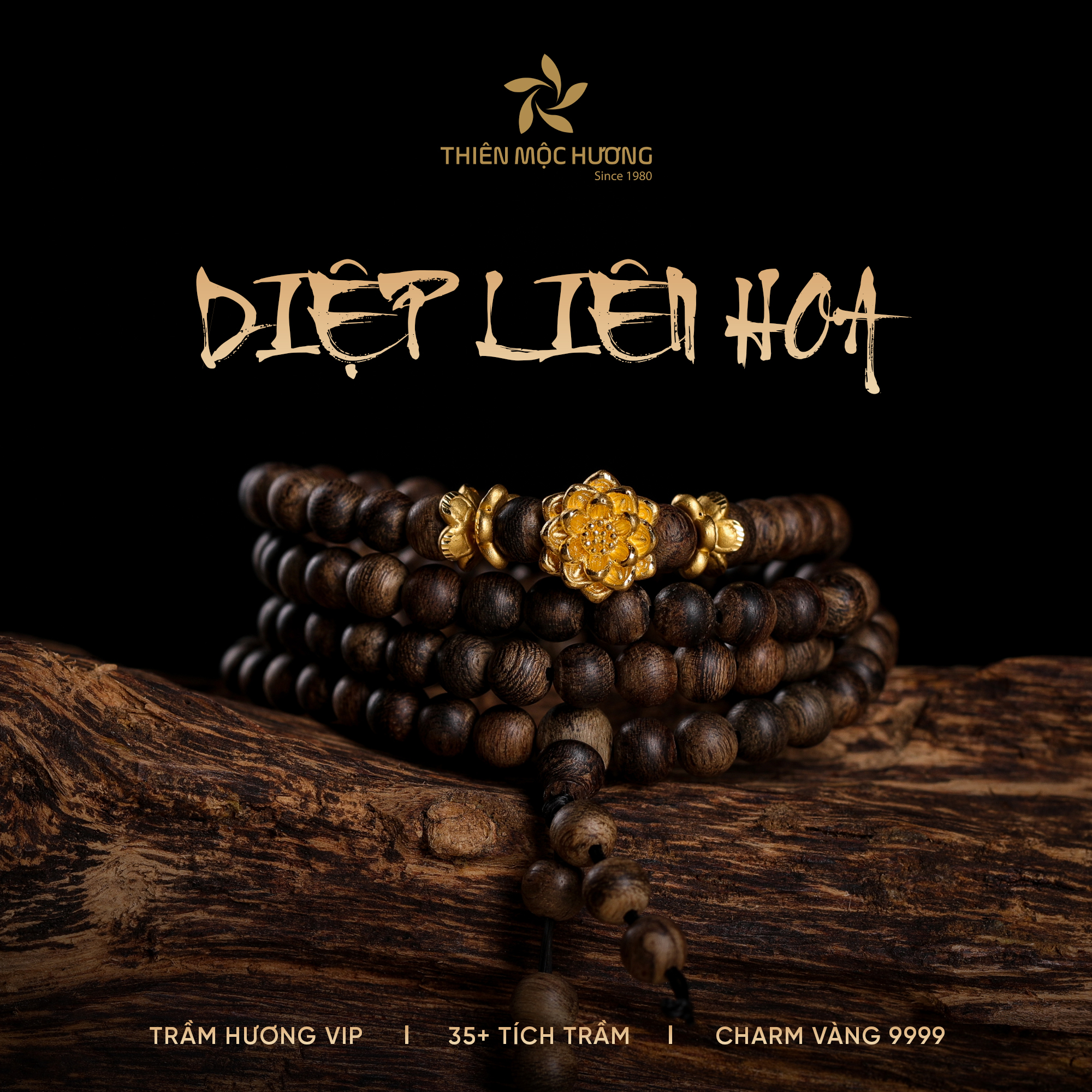 Vòng Tay Trầm Hương Diệp Liên Hoa - The Masterpiece Of Lotus