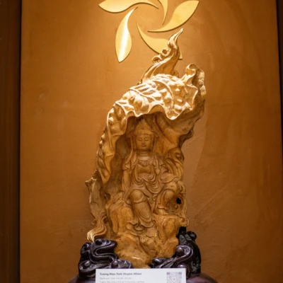 Tượng Phật Trầm Hương Đạo Tĩnh Huyền Nhân