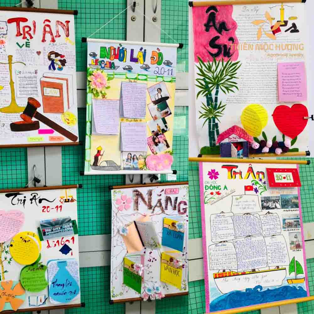 Ý nghĩa của báo tường ngày 20 tháng 11 giúp học sinh giải tỏa căng thẳng của việc học