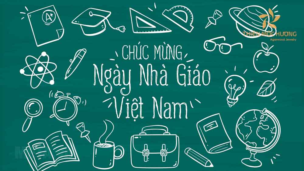 Hình ảnh chúc mừng ngày Nhà giáo Việt Nam được trang trí nổi bật