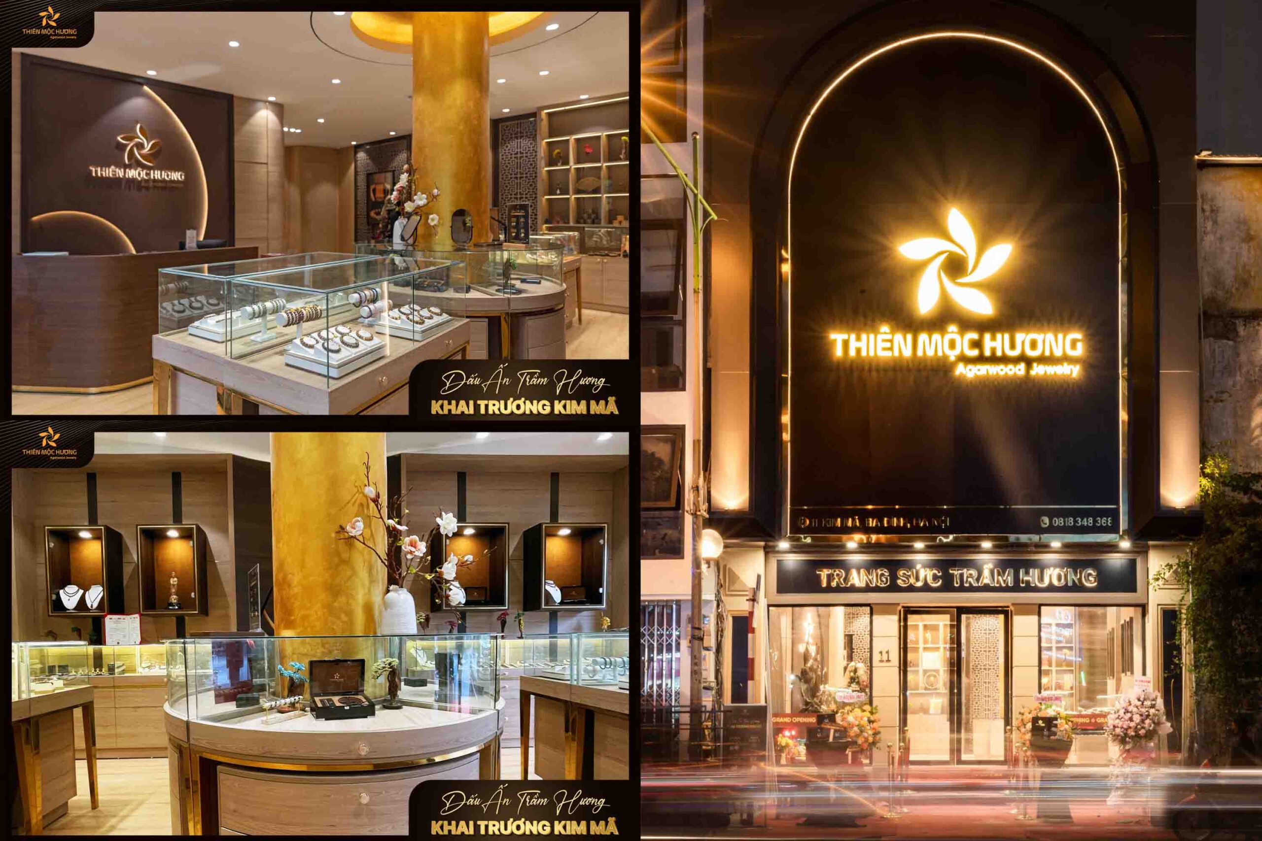 Flagship Store Kim Mã đánh dấu sự lột xác hoàn toàn của Thiên Mộc Hương - một hình ảnh hiện đại, đẳng cấp và sang trọng.