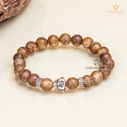 Vòng tay trầm hương cho bé - Vòng tay Trầm Hương Phật Di Lặc