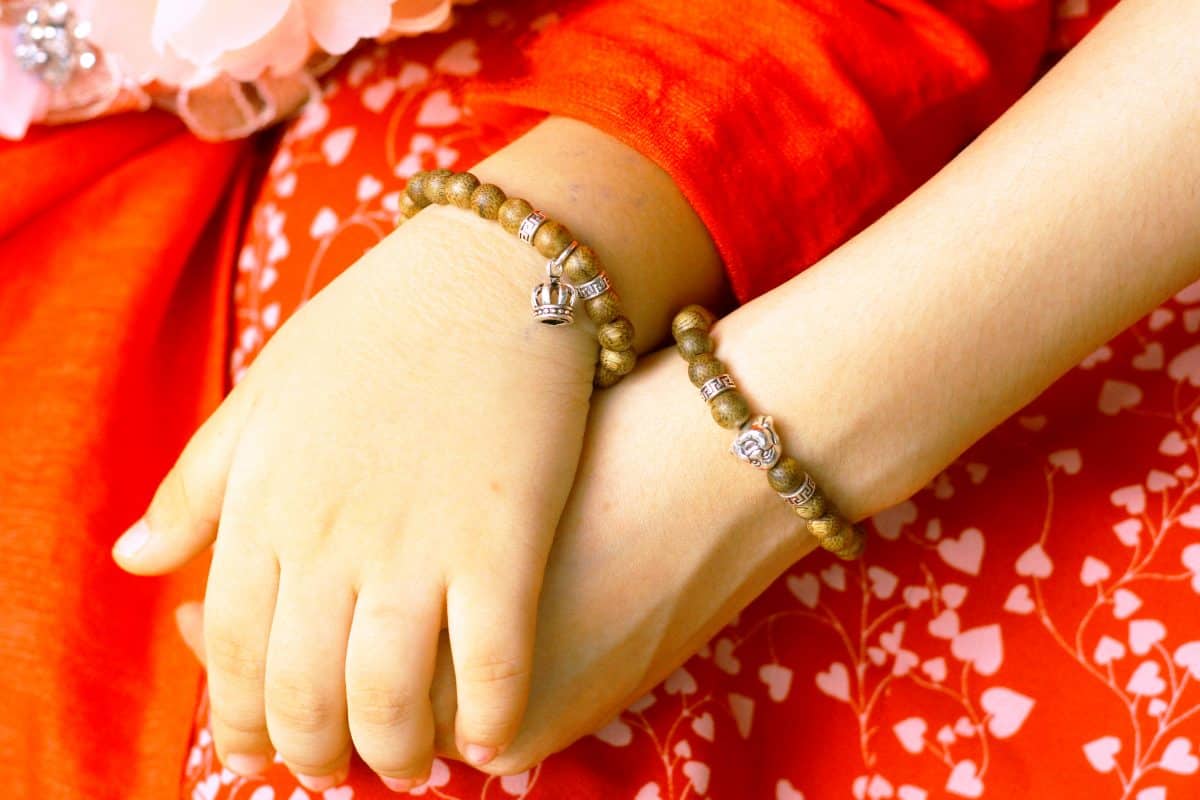 Vòng tay trầm hương cho bé - Vòng tay Trầm Hương Tĩnh An