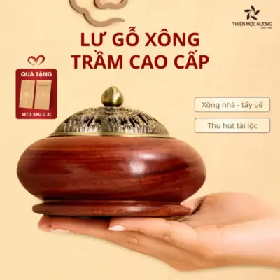 lư gỗ xông trầm