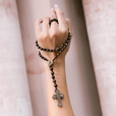 Alternative view of Eve Pieta Chuỗi Đeo Tay Mân Côi Đức Mẹ - Trầm Hương Việt Nam VIP