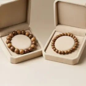 Vòng tay trầm hương cặp đôi