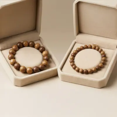 Vòng tay trầm hương cặp đôi