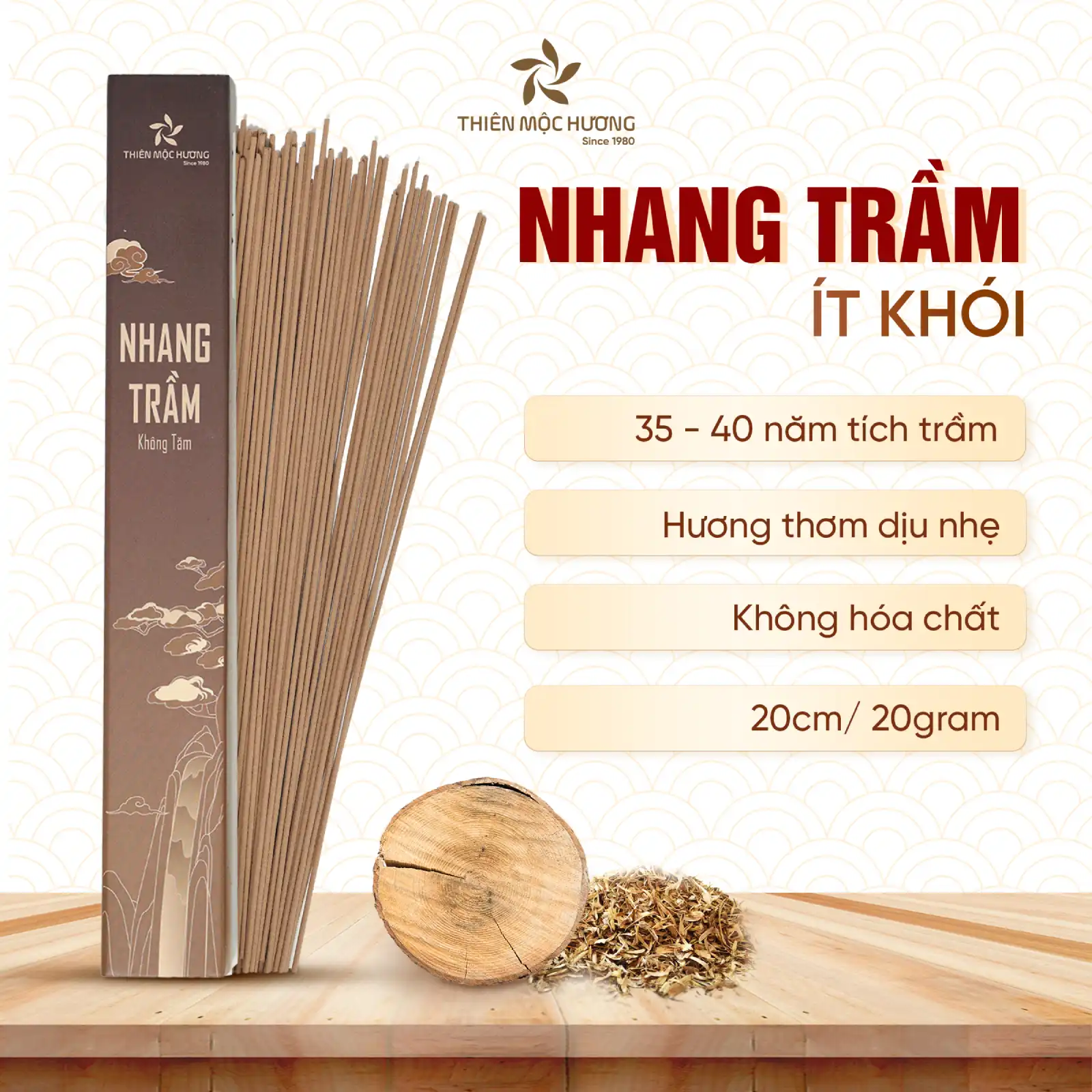 nhang trầm không tăm