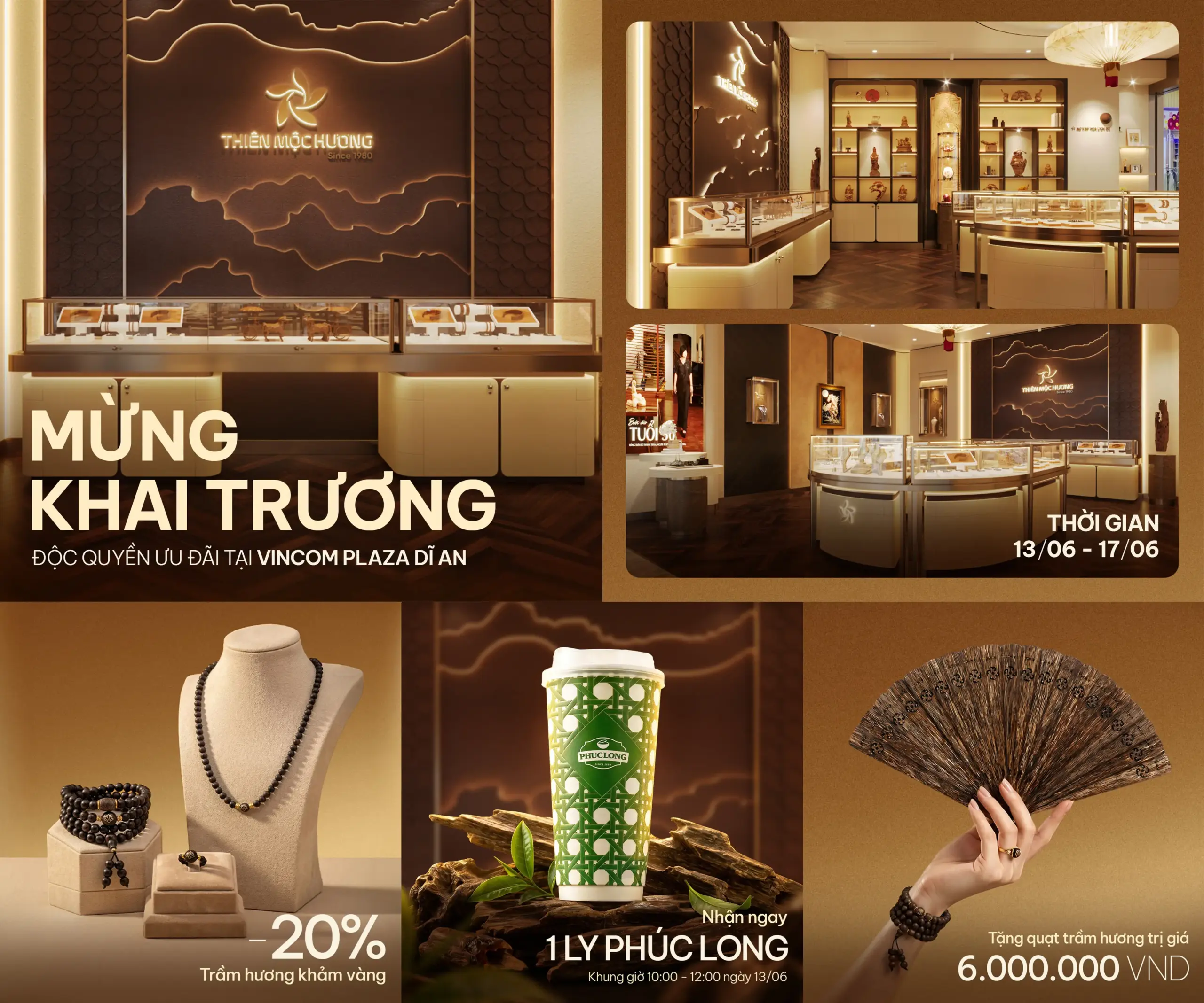 Ưu đãi độc quyền mừng khai trương Thiên Mộc Hương