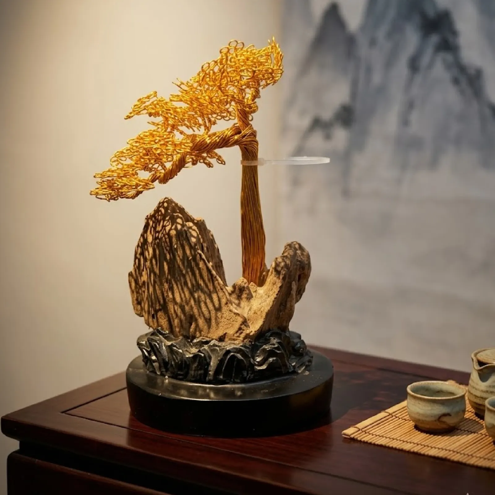 tiểu cảnh trầm hương