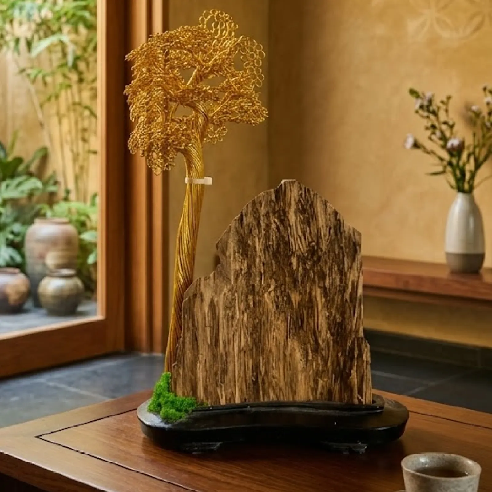 tiểu cảnh trầm hương