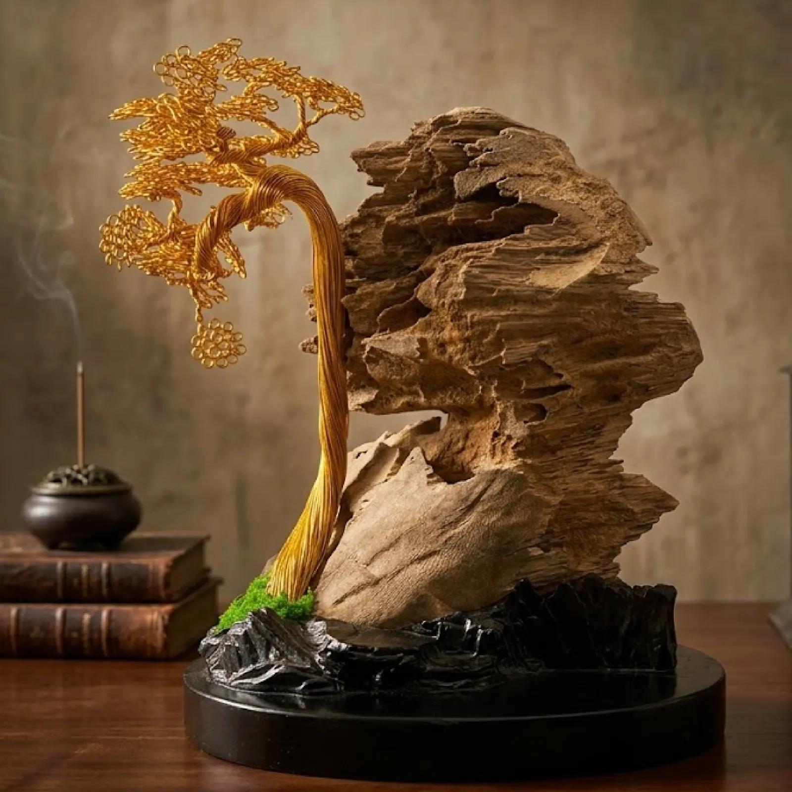 tiểu cảnh trầm hương