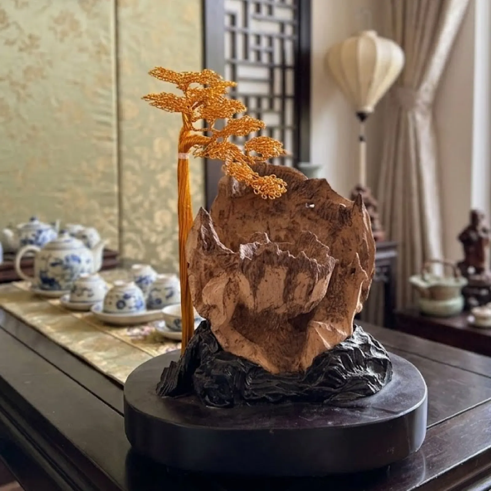 tiểu cảnh trầm hương