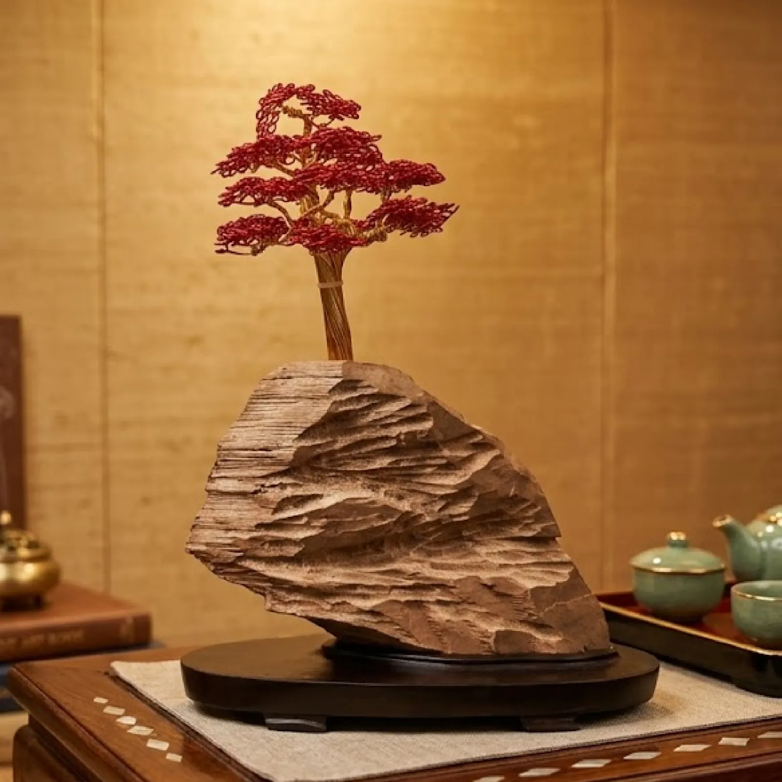 Tiểu cảnh trầm hương - Mẫu 223