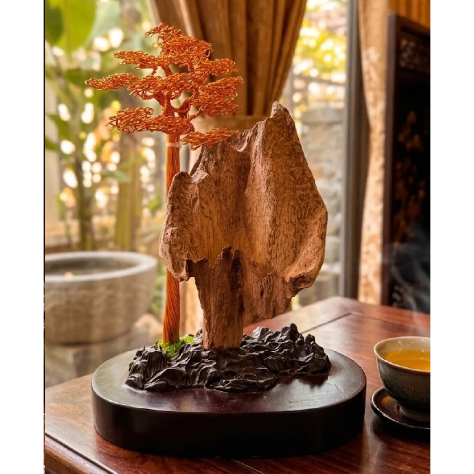 tiểu cảnh trầm hương