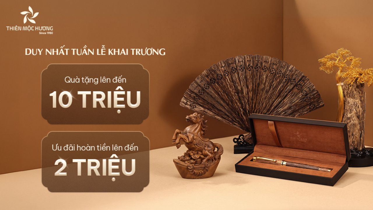 Độc quyền ưu đãi khai trương Art Gallery Thế Giới Trầm Hương Quận 7