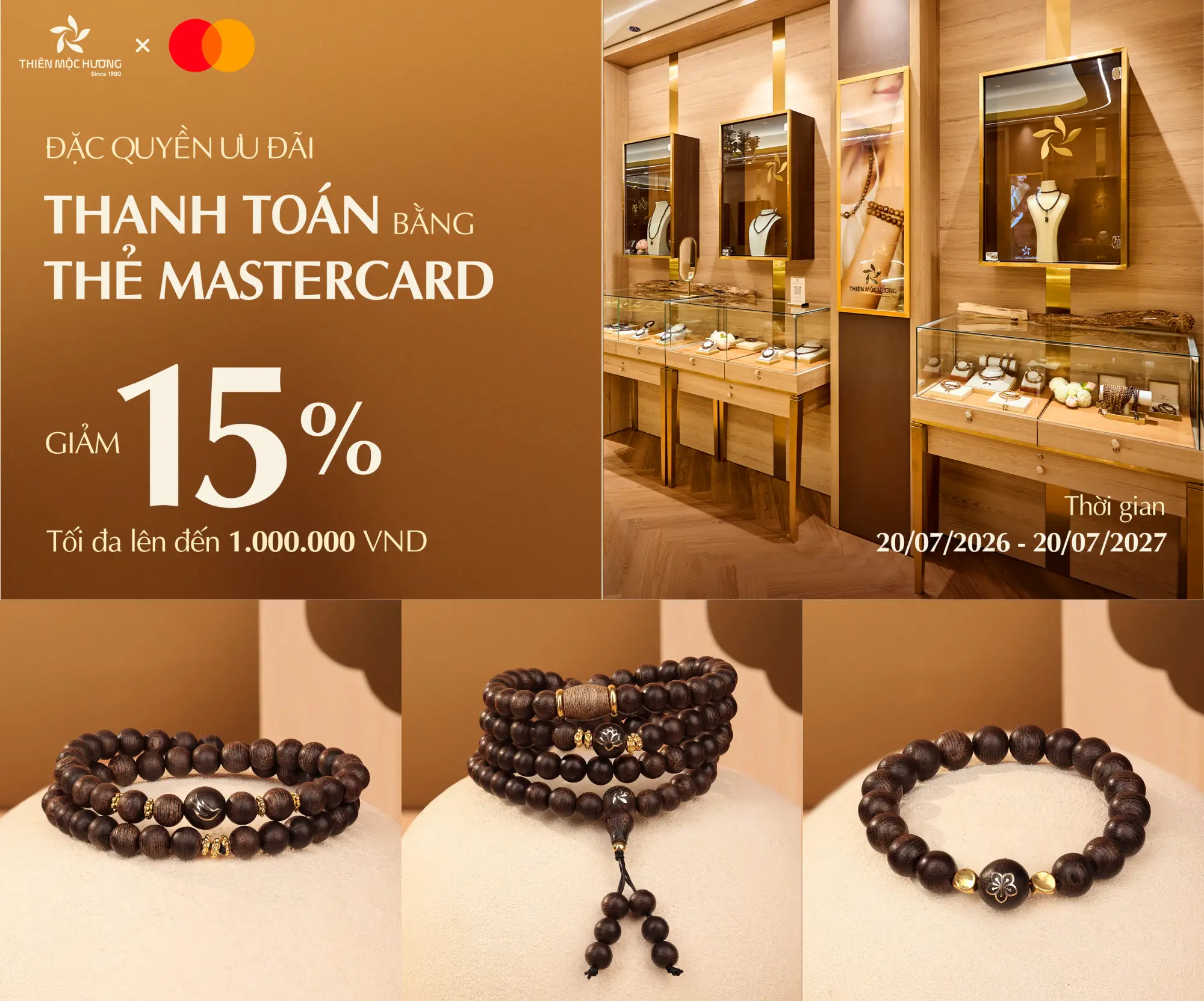 Đặc quyền ưu đãi lần đầu tiên cho khách thanh toán với thẻ Mastercard