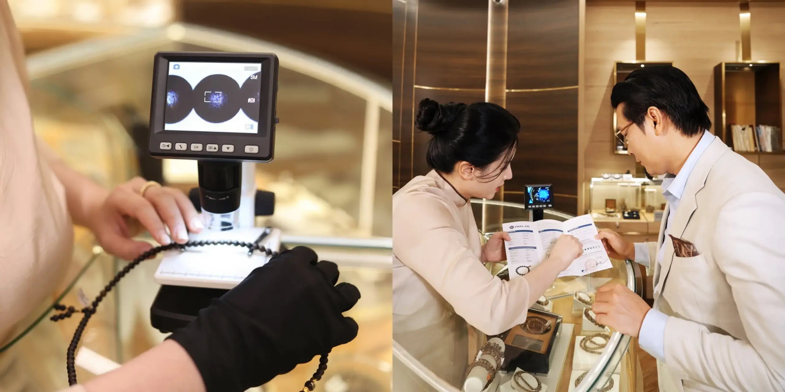 Mỗi sản phẩm đều được tạo tác từ Trầm hương thiên nhiên đạt chuẩn chất lượng ISO 9001:2015 & kiểm định VNALAB